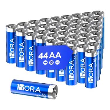 Imagem de Pilha AA 1Hora 1.5V Pacote com 44 Unidades Não Recarregável