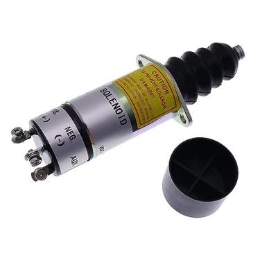 Imagem de Holdwell Solenoide de parada 1500-2011 1502-12D6U1B2S1A compatível com Woodward 12V