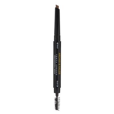 Imagem de Arches & Halos Angled Brow Shading Pencil - Double Sided Eyebrow Filler and Spoolie - Angled Brush Design for Precise Shaping and Styling - Buildable, Easy Blend Pigment - Sunny Blonde - 0.35 g