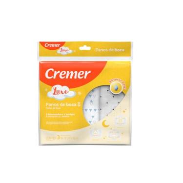Imagem de Cremer Pano Boca 35 X 35 Neutro Pc 3 Unidades
