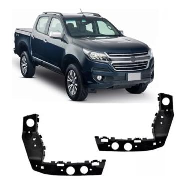 Imagem de Par Suporte Guia Parachoque Dianteiro S10 2012 2013 2014 2015 2016 2017