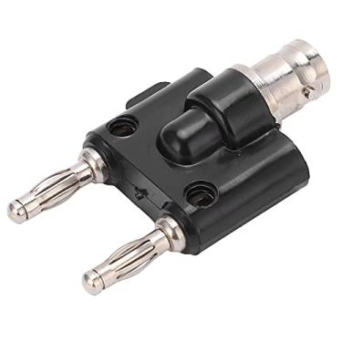 Imagem de Adaptador de Plugue Banana Resistente à Vibração de Alta Confiabilidade BNC Fêmea para Conector de Plugue Banana para Acessórios de Teste de Osciloscópio Material de Cobre + ABS