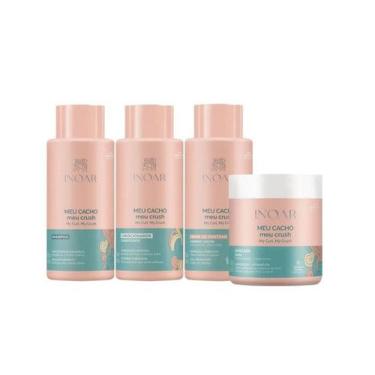 Imagem de Inoar Meu Cacho Meu Crush Kit Hidratação 4 produtos