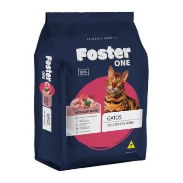 Imagem de Ração Foster One Blend Gatos Carne 20Kg