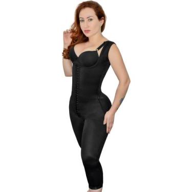 Imagem de Cinta Modeladora Macacão Pós Cirúrgico - Fanáticos Por Cintas, Preto, 