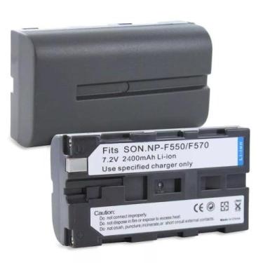Imagem de 3 Baterias Np-f550 Np-f330 Np-f570 Para Iluminador  - Genérica