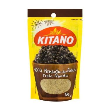 Imagem de Pimenta-do-Reino Preta Moída Kitano 50g