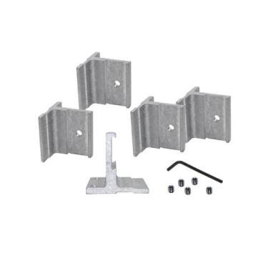 Imagem de Suporte Art 370 45mm Para Trilho Rm003 Rometal, ART. 370, Alumínio, Al