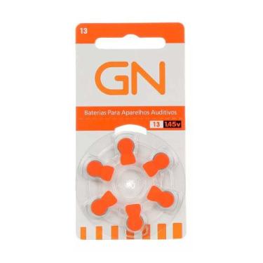 Imagem de Cartela Bateria Pilha para Aparelho Auditivo - Tamanho 13 GN