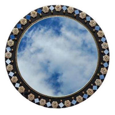Imagem de Mandala Espelho/Proteção e Equilíbrio 26cm - Aqui Tem Magia