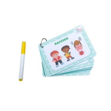 Imagem de Jogo para psicólogos e psicologia cartas plastificadas comportamentos 