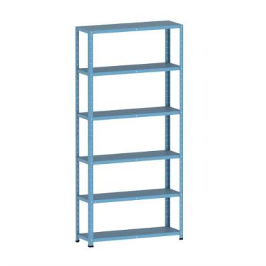 Imagem de Estante Montável de Aço Com 06 Prateleiras Sem Reforço Pandin 1,95 X 0