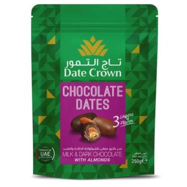 Imagem de Tâmaras Chocolate Ao Leite & Dark Date Crown Pouch 250g