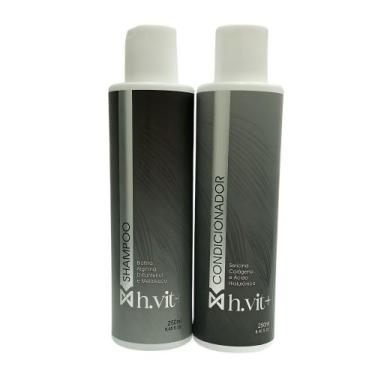 Imagem de Kit de Tratamento Capilar Fortalecedor Anti queda H-Vit Plus 