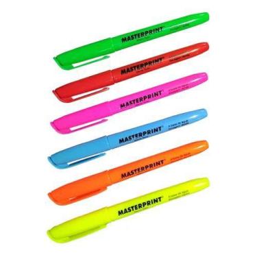 Imagem de Marca Texto Masterprint - Kit Com 6 Cores