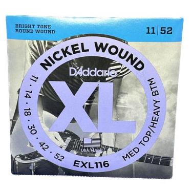 Imagem de Encordoamento 011 para Guitarra Nickel Wound EXL116 - D'Addario XL (ma