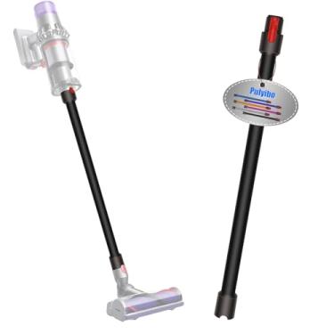 Imagem de Pulyibo Varinha de extensão para tubo Dyson, peças de substituição para aspirador de pó Dyson Stick V15 V11 V10 V8 V7, varinha de substituição para varinha de liberação rápida 71 cm (preta)