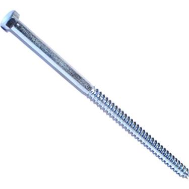 Imagem de Hard-to-Find Fastener Parafuso de atraso do meio-oeste 014973260392, 3/8" X 8", folheado a zinco, quot