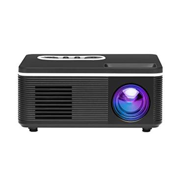 Imagem de 1080 P Mini Projetor 30 Lúmen Portátil LED Luz USB Porta AV Para Escritório Home Theater Ao Ar Livre EUA Plug/529(Preto,Plug dos EUA)