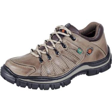 Imagem de Tenis Aventure Em Couro Legítimo Azimute - 943 - Cinza, 46