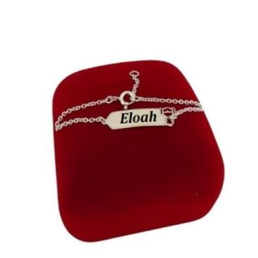 Imagem de Pulseira infantil Bebe menina em prata - GABBY LUXO JOIAS E SEMI JOIAS