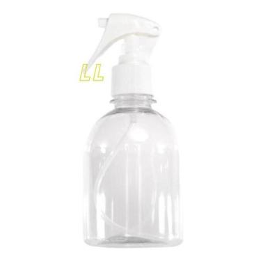 Imagem de 5 Frascos Pet Mini Válvula Spray Borrifadora De 250ml Branco - LabLore
