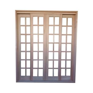 Imagem de Porta Correr Vidro Mad. Eucalipto 2,15x2,00 Cx14