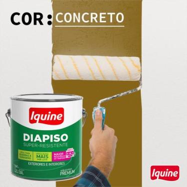 Imagem de Tinta Acrílica Iquine Dia Piso 3,6l Cores , Concreto