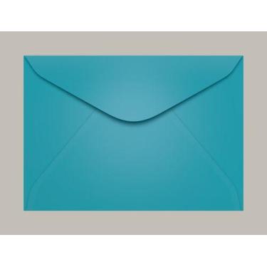 Imagem de Envelope Carta Colorido 11,4 x 16,2 cm Scrity 100 Unidades  Azul Claro