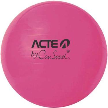 Imagem de Bola Suiça para Ginástica Rosa com Bomba - Acte Sports