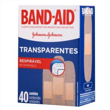 Imagem de Curativo Band-Aid Transparente 40 Unidades - BAND AID