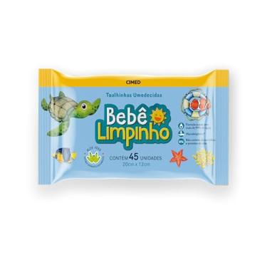 Imagem de Lenço Umedecido Bebê Limpinho 45 Unidades