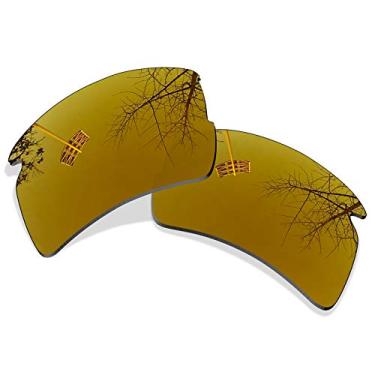 Imagem de Bsymbo Lentes de reposição bronze para óculos de sol Oakley Flak 2.0 OO9295