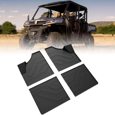 Imagem de SAUTVS Tapetes TPE para CFMOTO UFORCE 1000 XL 2022-2025, forros dianteiros e traseiros para proteção contra todos os climas, tapetes de lama para CFMOTO UForce 1000 XL 2022-2025 acessórios