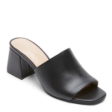 Imagem de Rockport Sandália feminina Farrah Slide, Couro preto, 8.5