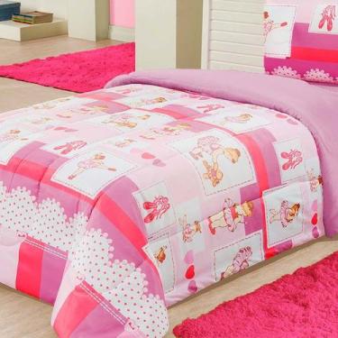 Imagem de Edredom Infantil Solteiro Dupla Face Kids Estampado - Aquarela Enxovai