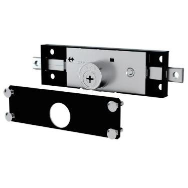 Imagem de Fechadura para Porta de Enrolar ESSEN 1201 Preto Fosco Stam