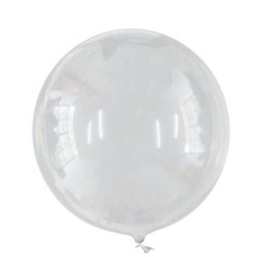 Imagem de Balão Bubble 45cm Transparente Clear - 01 unid - PB Festas