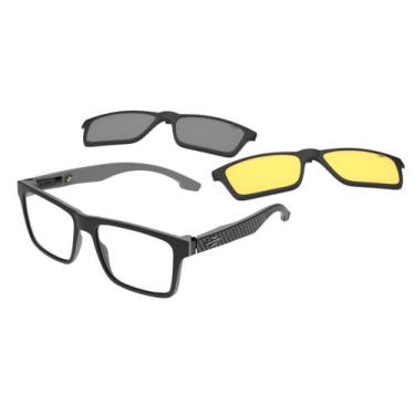 Imagem de Armação de Grau Mormaii Swap NG 2 6153 com 2 Clipons, Aga