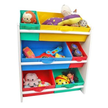 Imagem de Organizador De Brinquedos Montessoriano Médio Colorido Organibox