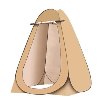 Imagem de NEONMAN Tenda de Casa de Banho para Campismo com Bolsa de Armazenamento, Tenda de Privacidade Portátil para Chuveiro Tenda de Vestir Dobrável com um Toque, Impermeável e à prova de sol(Marrom)