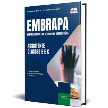 Imagem de Apostila Embrapa 2025 - Assistente Classes B E C