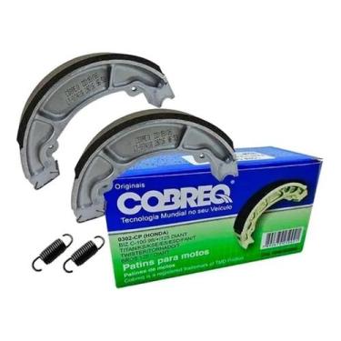 Imagem de Patim Lona de Freio Traseira Original Cobreq Yamaha 0323-CP