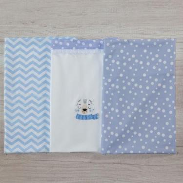 Imagem de Kit Para Bebe Cueiro 3 Peças Varias Estampas - Miguel Baby, Friend flo
