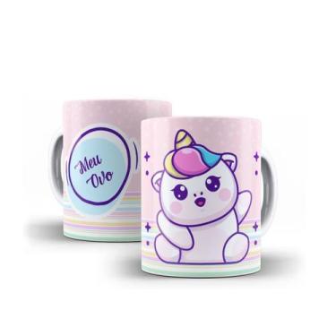 Imagem de Caneca Porcelana Divertida Unicórnio Presente Criativo 13 - Villa Cane