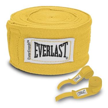 Imagem de Everlast Envoltório de mão de boxe, lavável à máquina, saco de treino e artes marciais, dourado