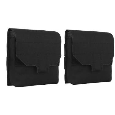 Imagem de Bolsa tática Militar Molle EDC Bolsa de Cinto Utilitário Pequena Bolsa de Administração Acessórios Mini Bolsa Organizadora Bolsa de Moedas Porta-chaves Bolso para Cartão de Crédito (Preto)