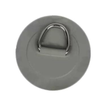 Imagem de UGPLM aço inoxidável D Patch D Pad Kayak PVC Substitui para a Stand Up Paddleboard Water Sports Sports Sailing Cargo, Cinza