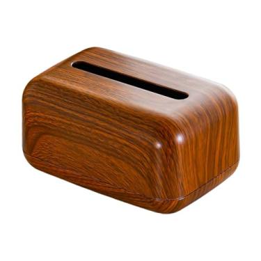 Imagem de Ｂｅｓｇａ Organizador do guardanapo do porta -tecidos PP Rettangular 6.8x4.7x4inch multifuncional para acessórios para carros de cozinha, Marrom Claro