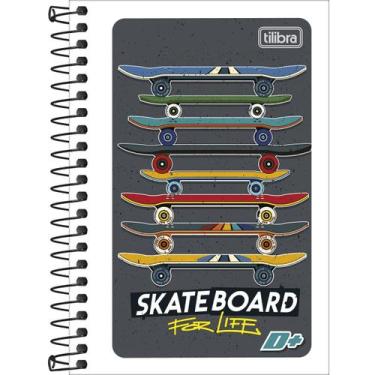 Imagem de Caderneta Pequena Espiral 1/8 D+ 48 Folhas Capa Flexível 10 x 14cm Til